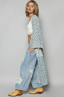 L/S Roomy Fit Kimono
