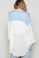 Lace Roomy Fit Shirt
