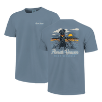 Almost Heaven Dog On Dock Tshirt
