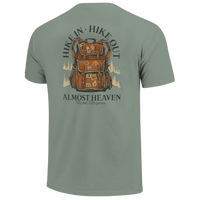 Hike In/Hike Out Backpack Pins Tshirt
