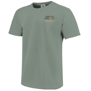 Hike In/Hike Out Backpack Pins Tshirt