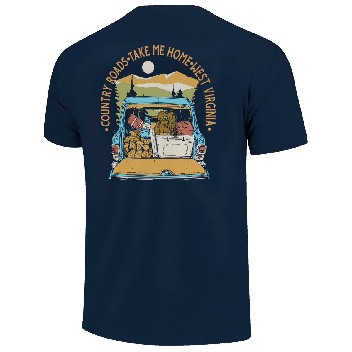 Country Roads Pack the Back Tshirt