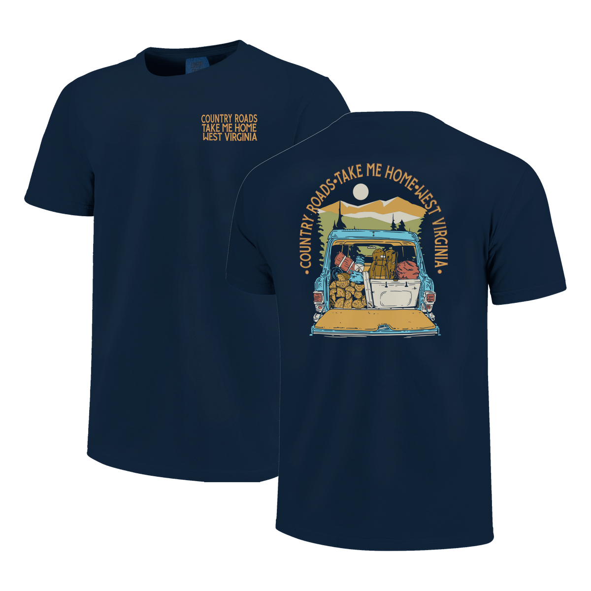 Country Roads Pack the Back Tshirt