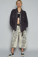 L/S Roomy DBL Gauze Sutdded Shirt
