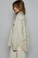 Studded Western Style Cotton Shirt
