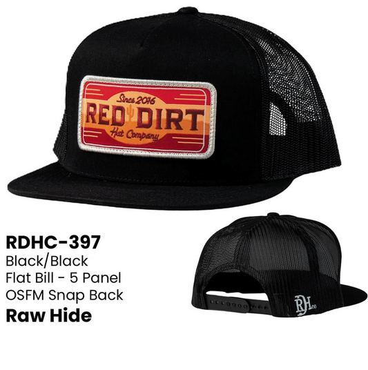 Red Dirt Hat- Raw Hide