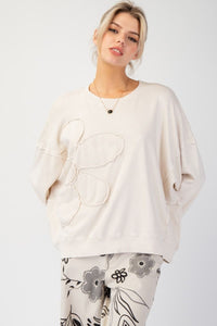 Flower Patch Washed Pullover