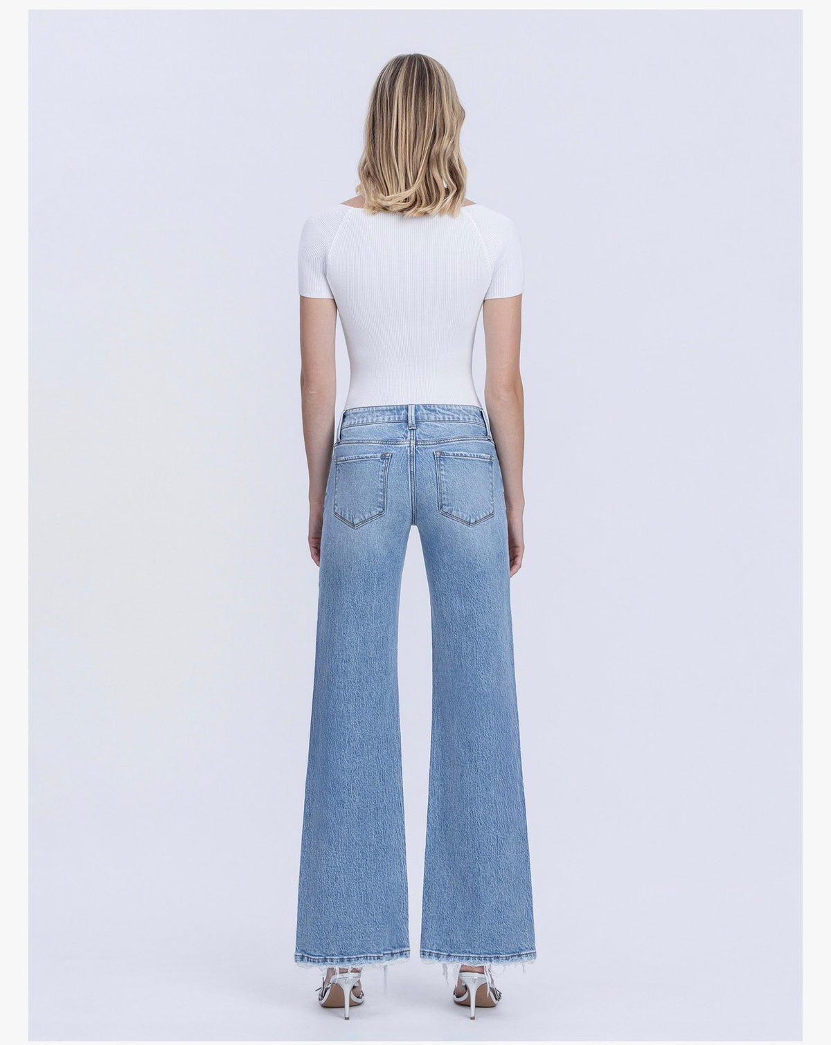 Low Rise Vintage Flare Jeans