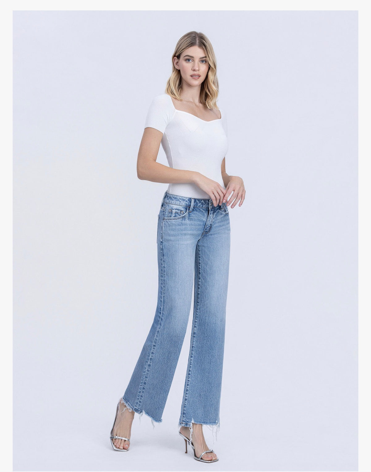 Low Rise Vintage Flare Jeans