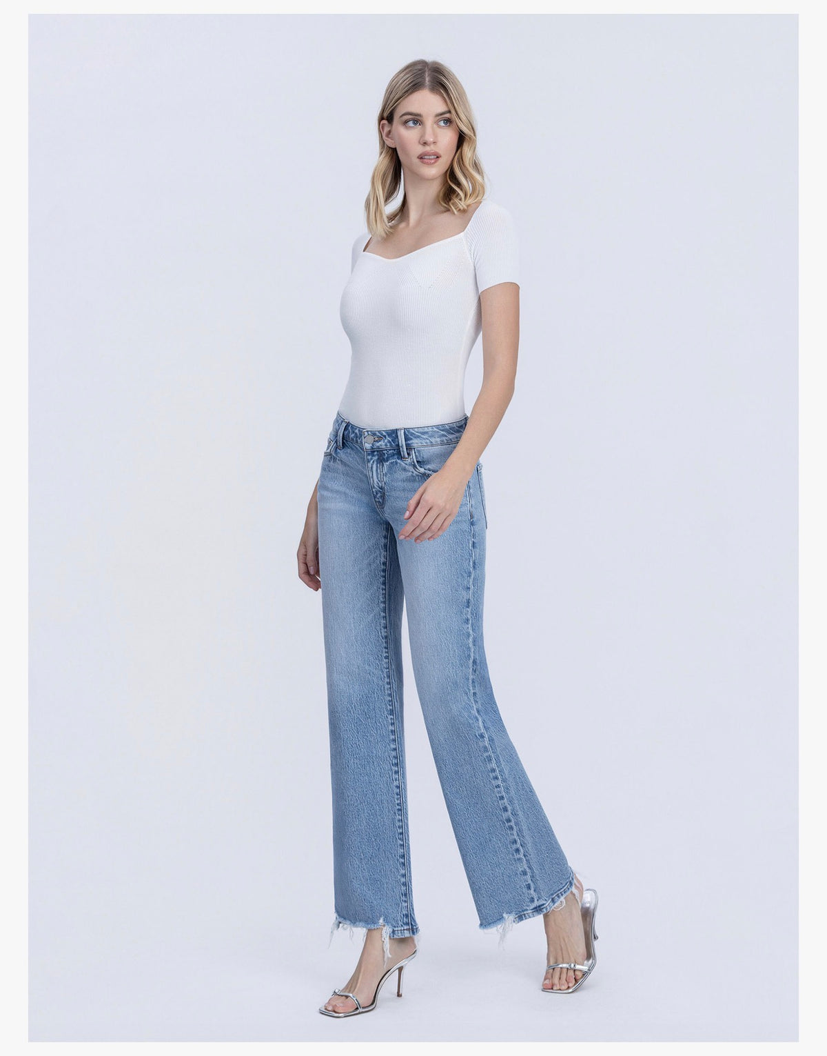 Low Rise Vintage Flare Jeans