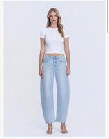 High Rise Barrel Jeans
