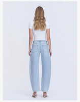 High Rise Barrel Jeans
