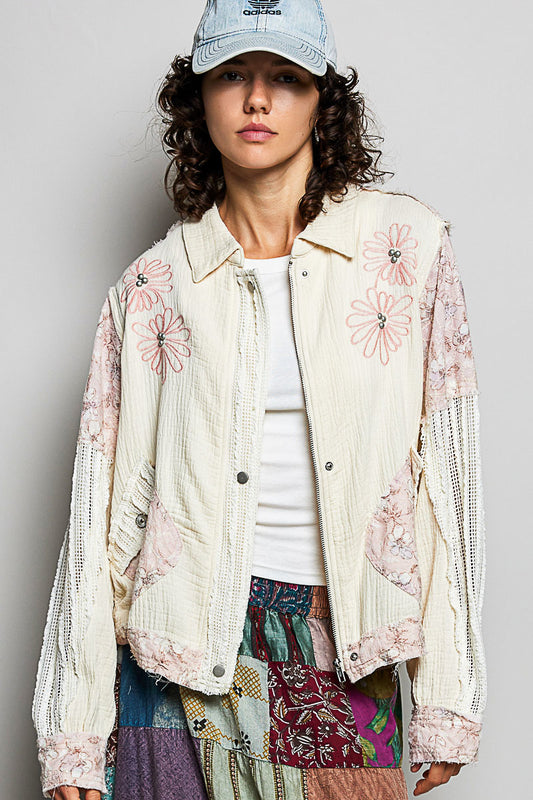FLoral Print L/S Jacket