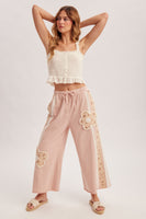 Flower Patch Washed Terry Pants
