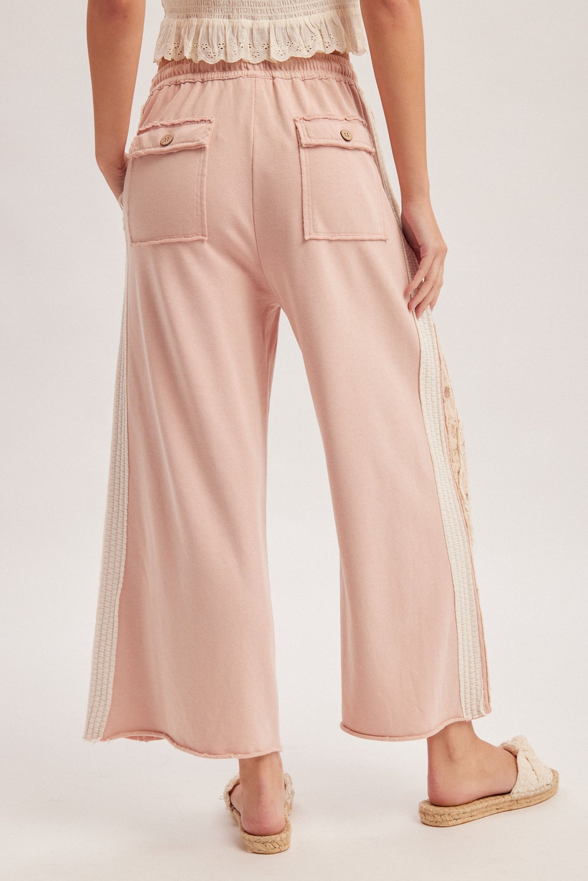 Flower Patch Washed Terry Pants
