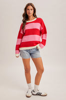 Crew Neckline Fit Pullover Sweater
