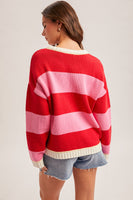 Crew Neckline Fit Pullover Sweater
