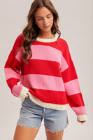 Crew Neckline Fit Pullover Sweater
