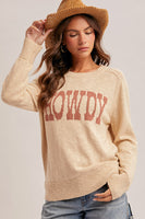 Howdy Crewneck Sweater
