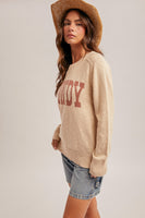 Howdy Crewneck Sweater
