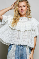 Ivory Lace Poncho
