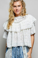 Ivory Lace Poncho
