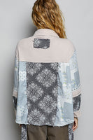 Shirt Collar Long Sleeve Fit Jacket
