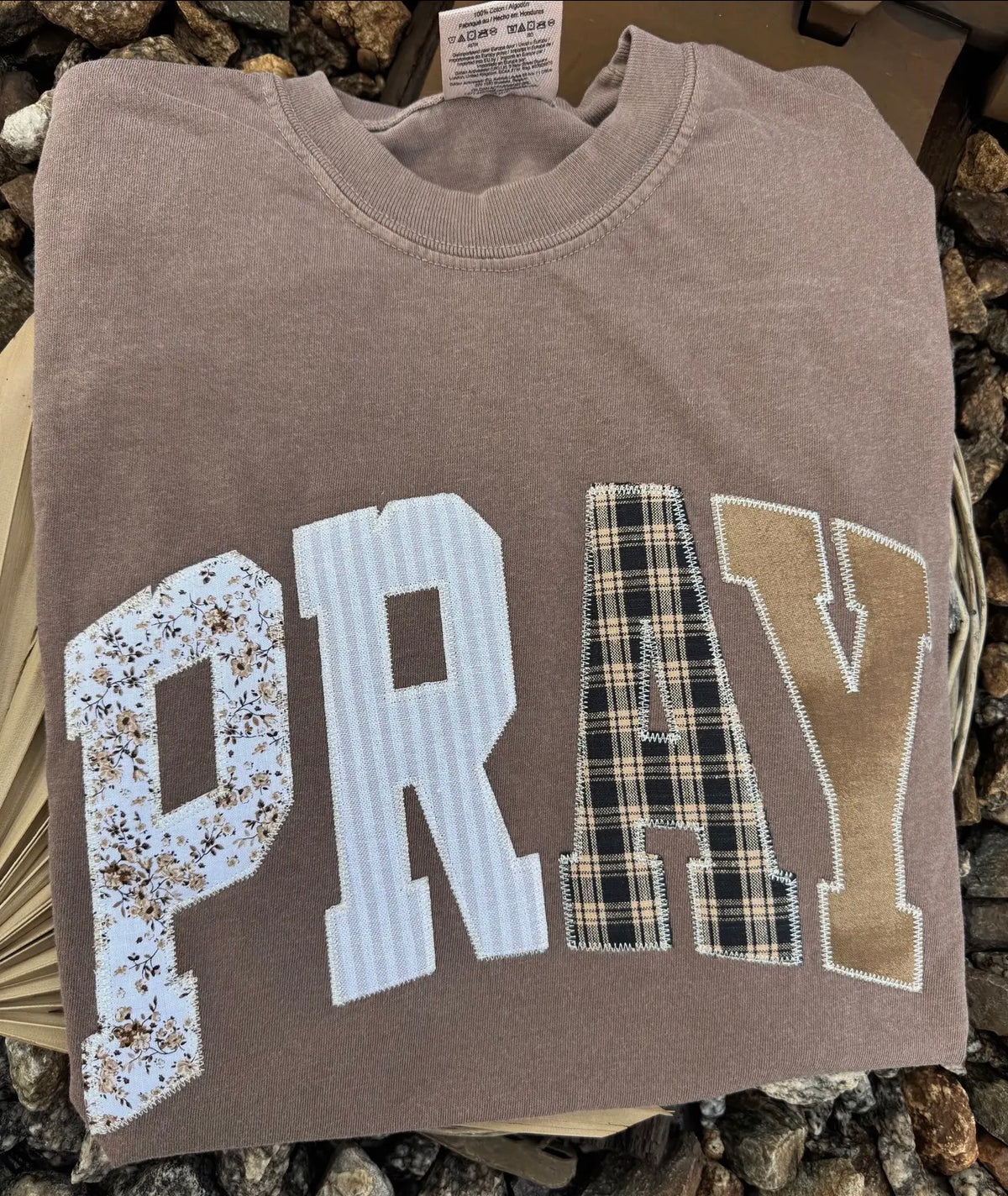PRAY Patchwork Tshirt