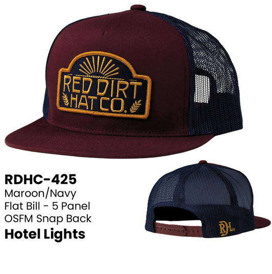 Red Dirt Hat- Hotels Lights