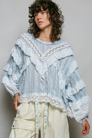 Ivory Lace Poncho

