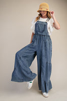 Lace Detailed Washed Overalls
