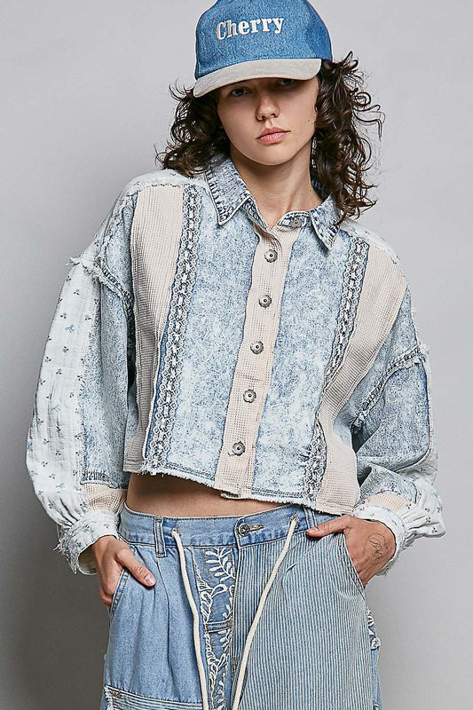 L/S Balloon Fit Jacket Top