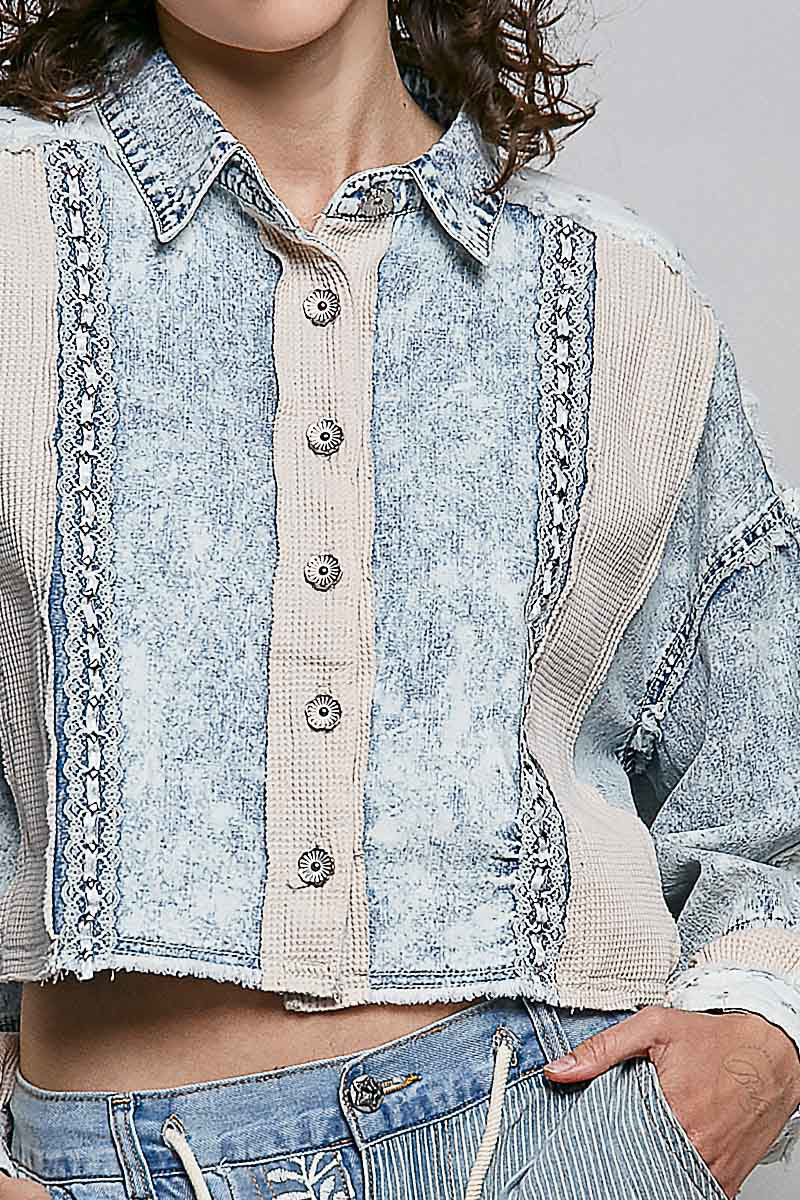 L/S Balloon Fit Jacket Top