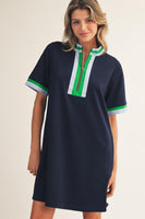 S/S Dress Zip Up Front
