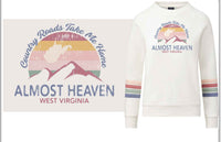 Almost Heaven Take Me Home Stripe SLV
