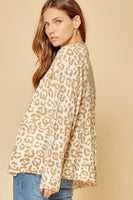 Leopard Sweater Cardigan
