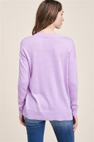 V-Neck Pullover Sweater
