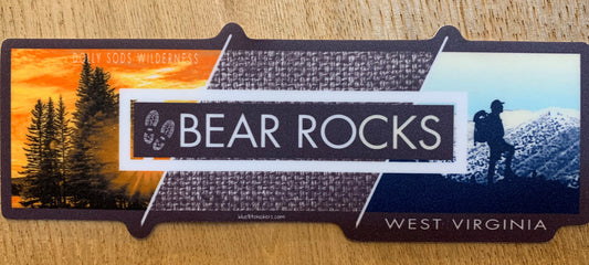 Bear Rocks Sticker