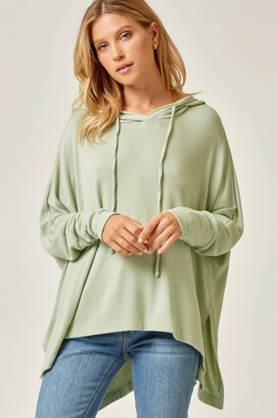 Hooded Relaxed Fit Poncho