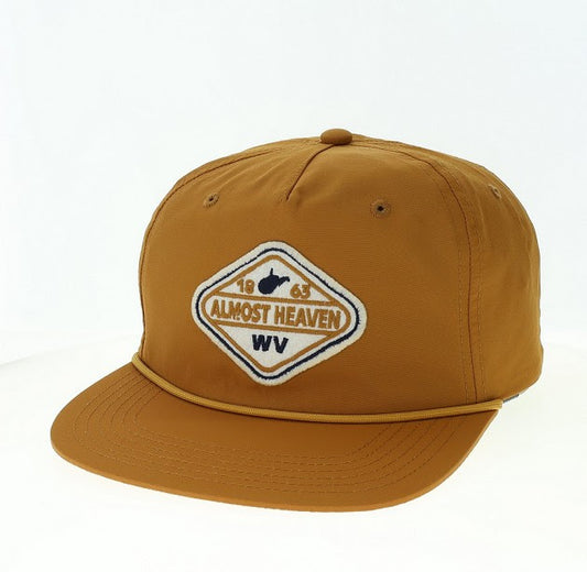 Almost Heaven WV Stripe Diamond Hat