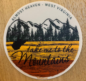 Take Me To the MTNS Sticker