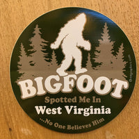 Bigfoot Spotted Me Sticker