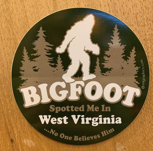Bigfoot Spotted Me Sticker