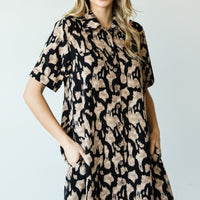 Collared Button-Up Dress