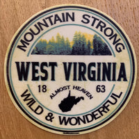WV Mountain Strong Sticker