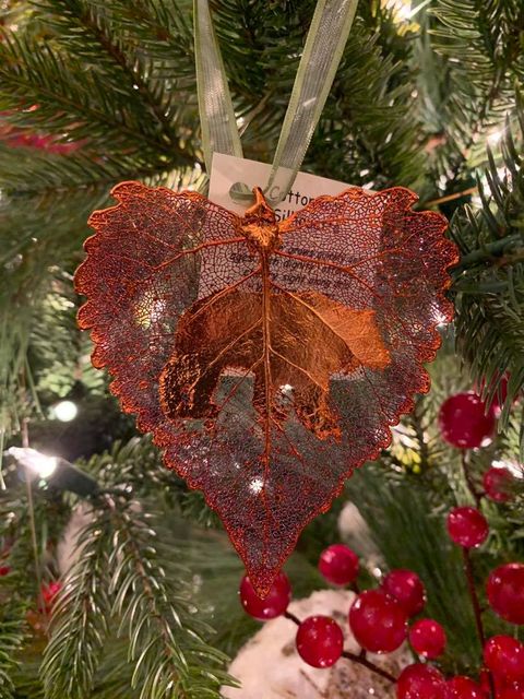 Iridescent Bear On Cottonwood Ornament