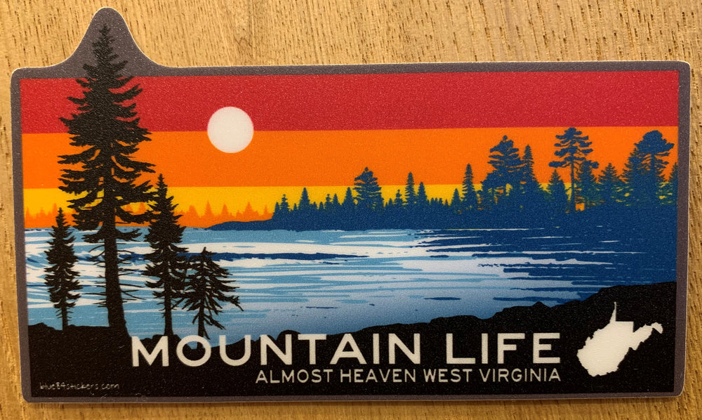 WV Mountain Life Sticker
