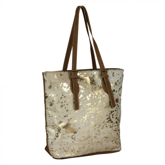 Tinges Leather Tote Bag