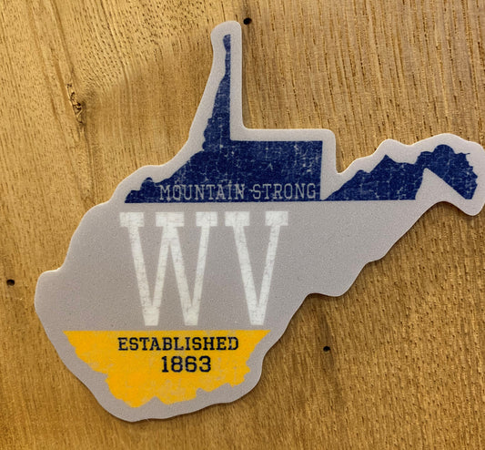 WV Mountain Strong Sticker