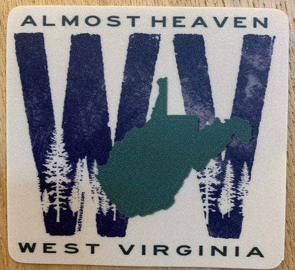 WV w/ Pines Sticker